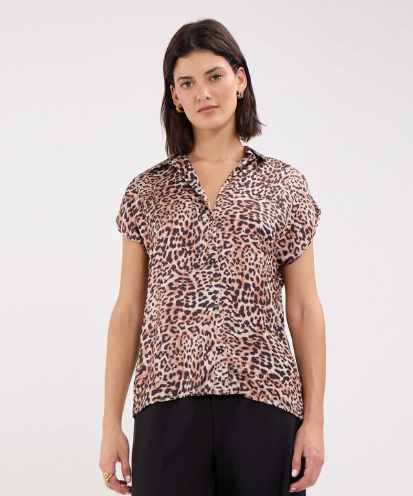 Camisa Animal Print de Manchas image number null