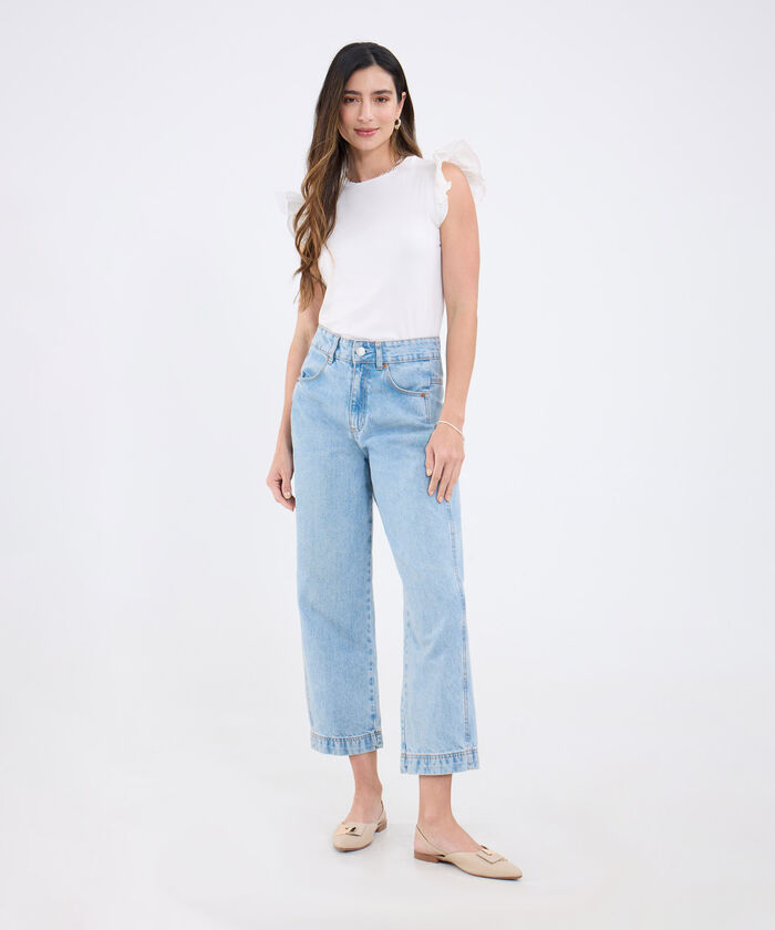 Camiseta Manga Sisa Con Boleros