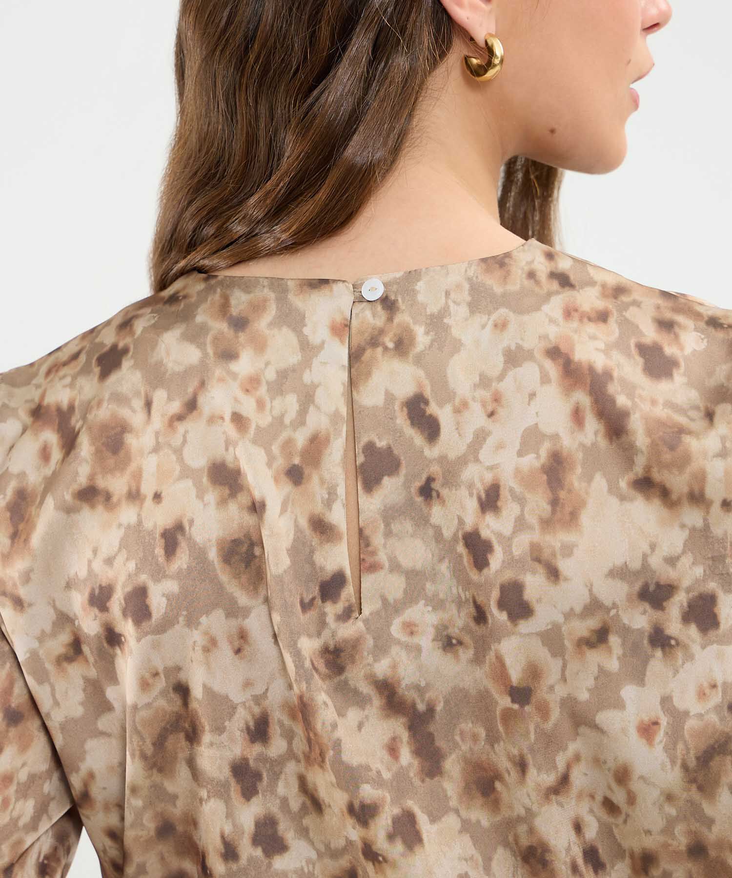 Blusa Manga Corta Para Mujer