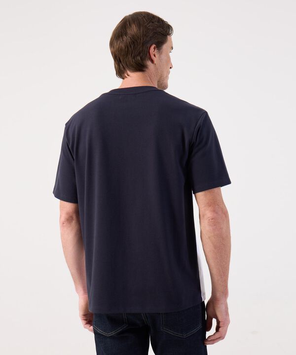 Camiseta Para Hombre Bloques de Color