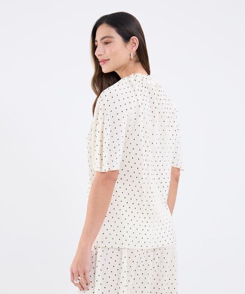 Blusa Estampada Manga Globo