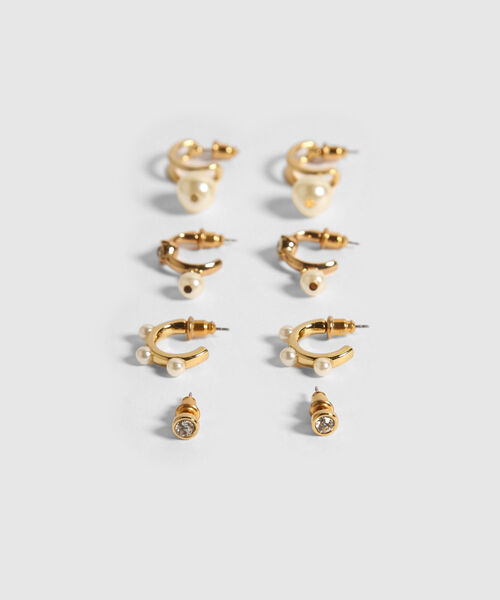 Aretes Set X 4 Pares Ref. Kf241-0782-2 image number null