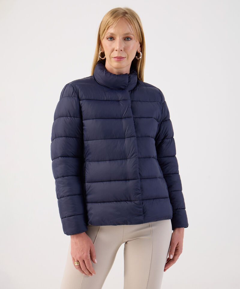 Chaqueta Acolchada de Cuello Alto
