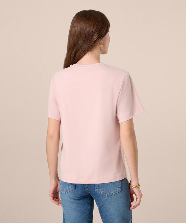 Camiseta De Cuello Redondo Para Mujer
