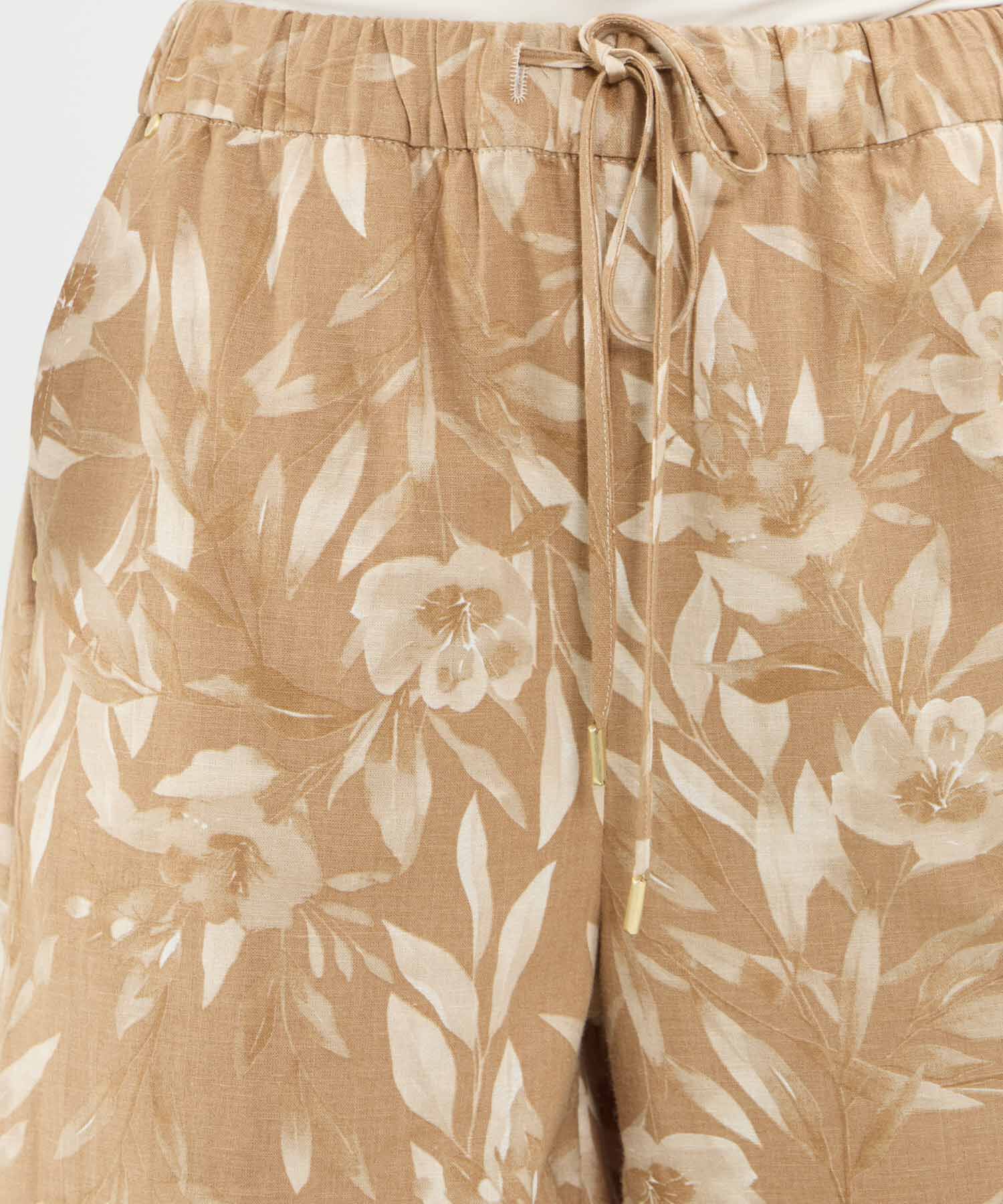 Pantalon En Lino Estampado