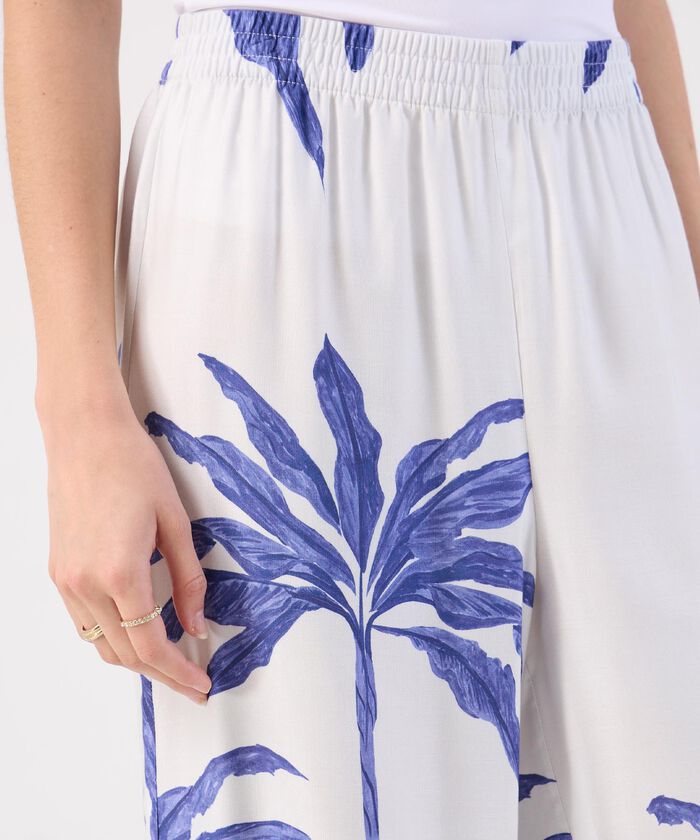 Pantal&oacute;n Palazzo Estampado Palmeras