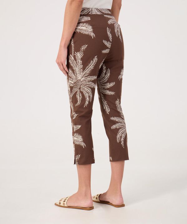 Pantalon capri estampado 