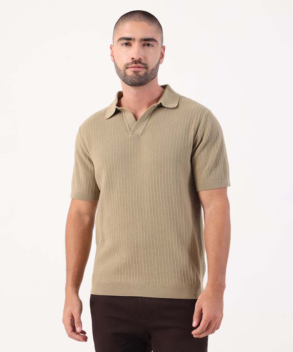 Polo Con Textura Unicolor  image number null