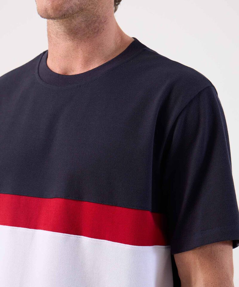 Camiseta Para Hombre Bloques de Color