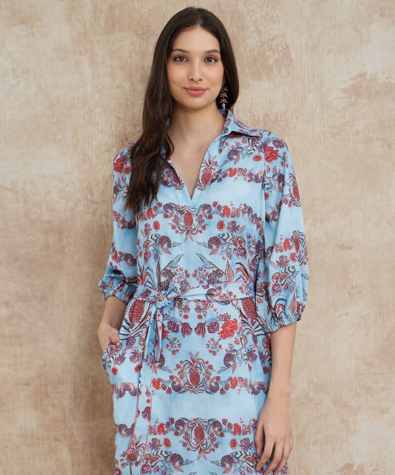 Vestido Camisero Estampado Beatriz Camacho