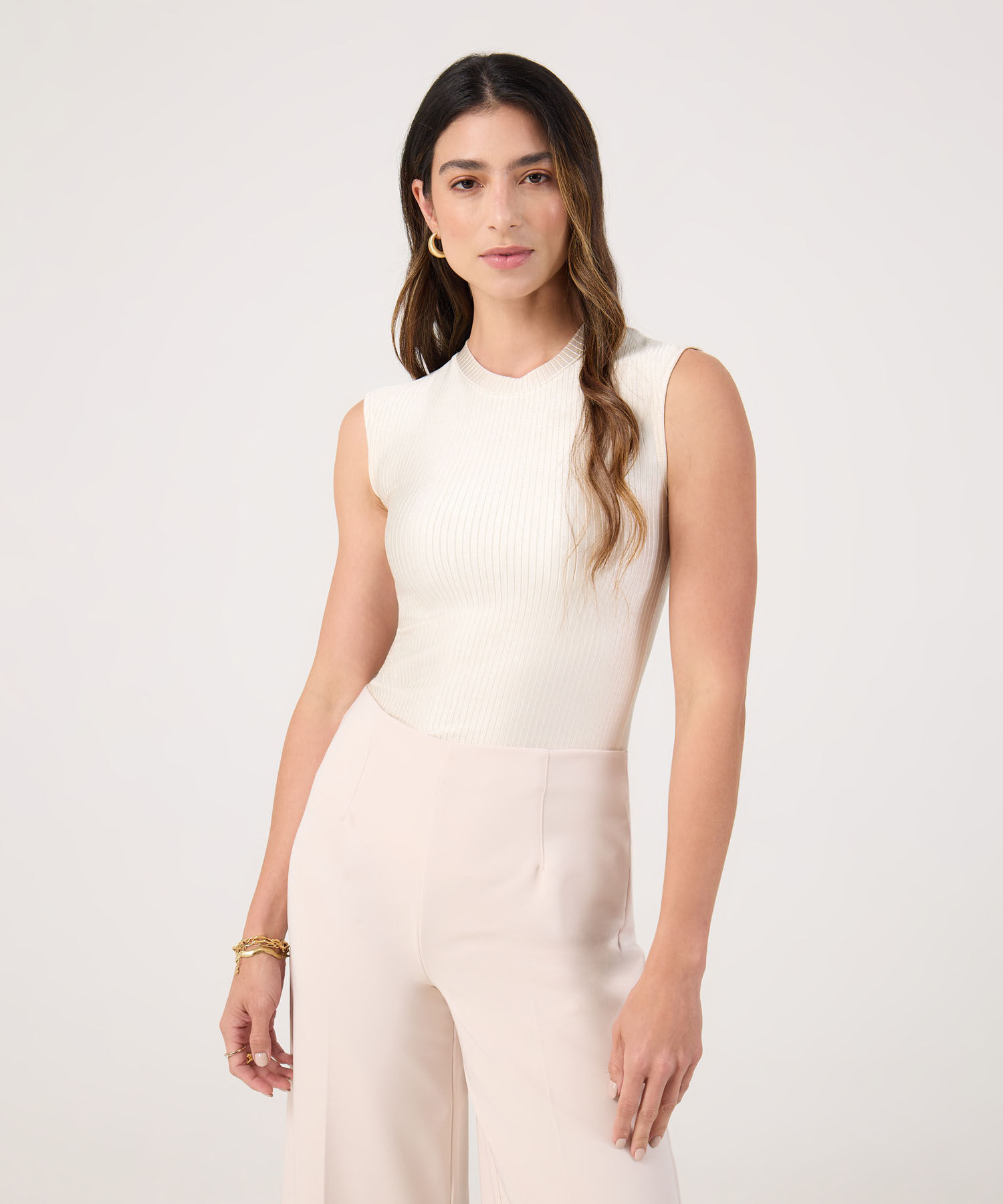 Camisa unicolor con textura 