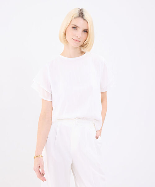 Blusa Unicolor Para Mujer image number null