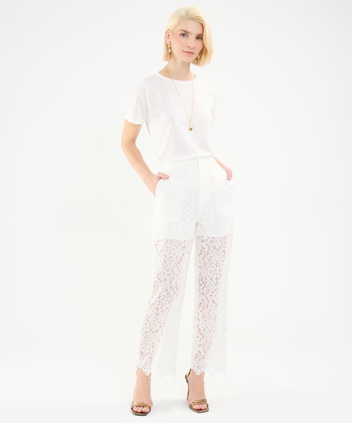 Pantalón en Encaje
