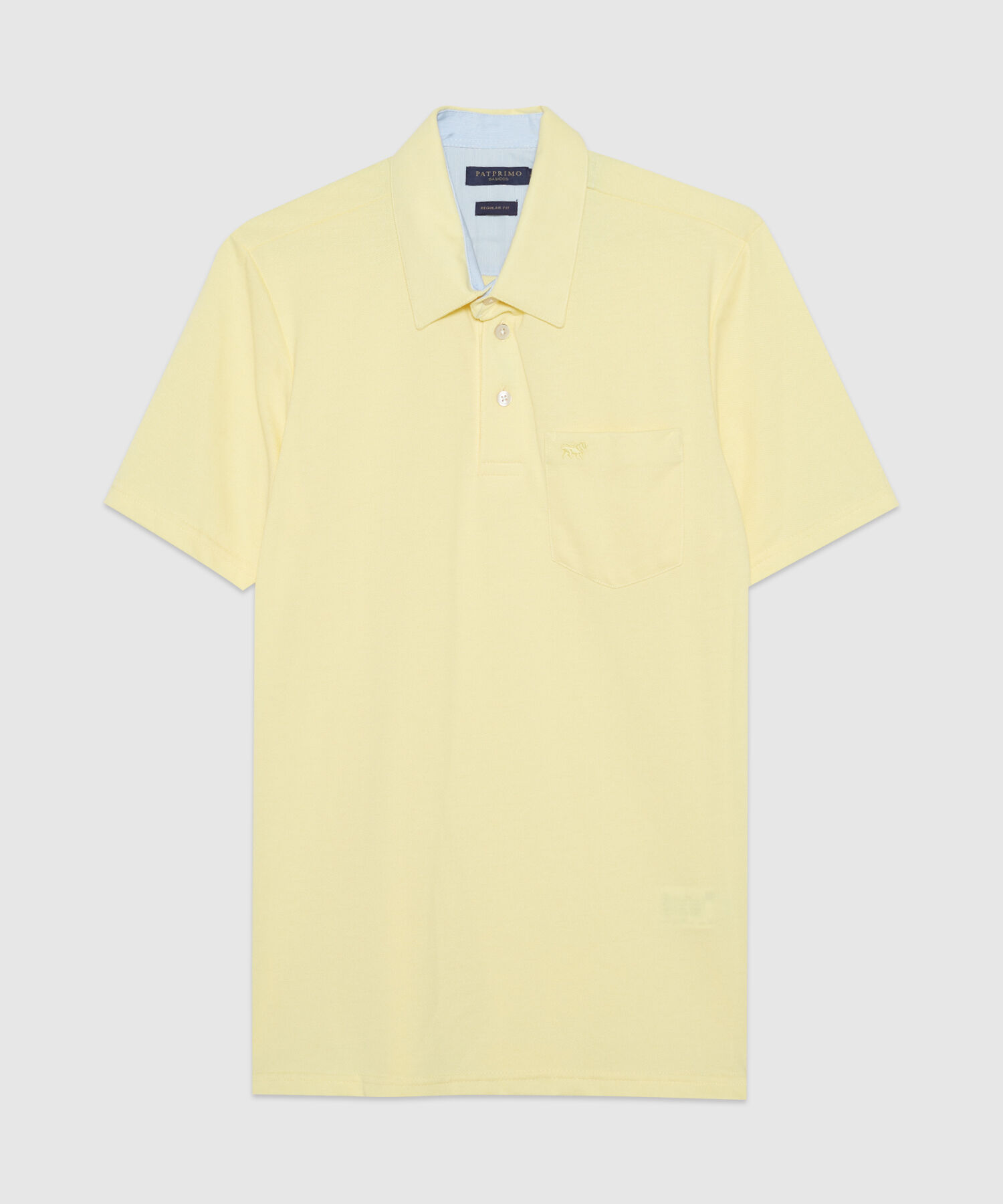 Polo Cuello Duro Con Bolsillo