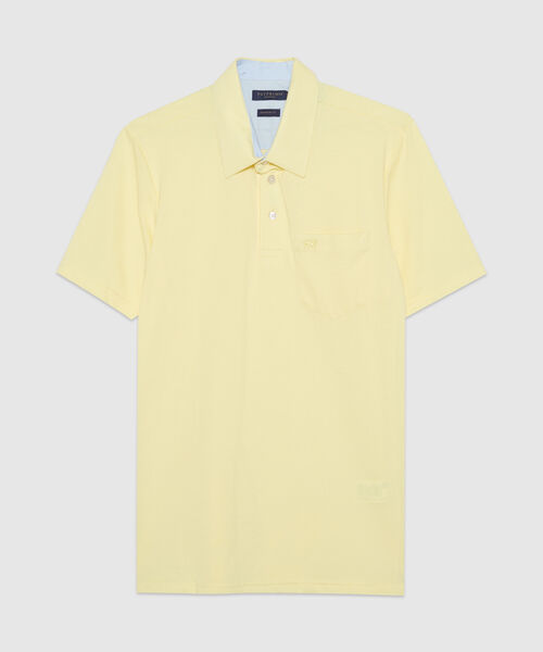 Polo Cuello Duro Con Bolsillo