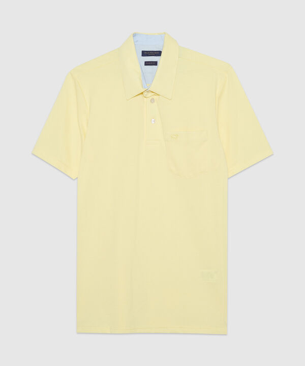 Polo Cuello Duro Con Bolsillo