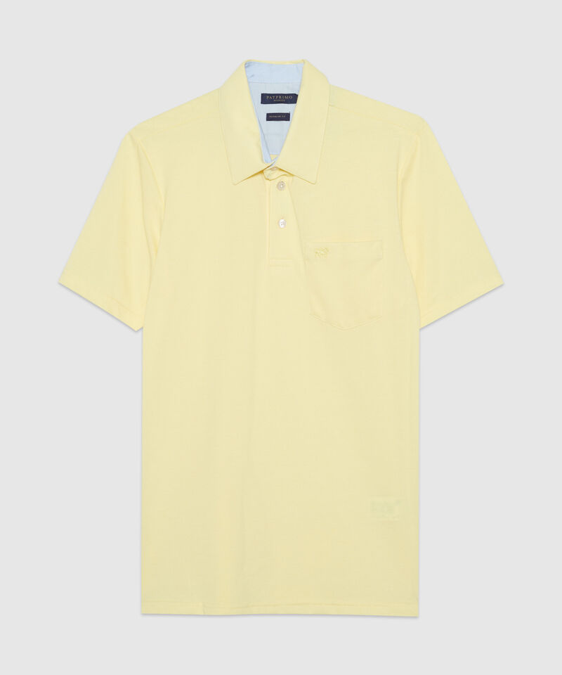 Polo Cuello Duro Con Bolsillo