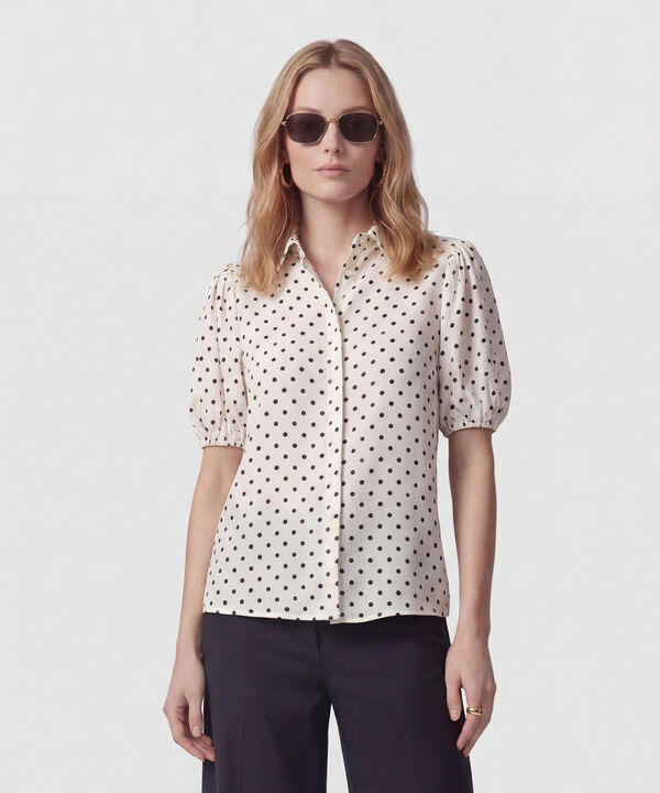 Camisa Manga Corta Globo image number null