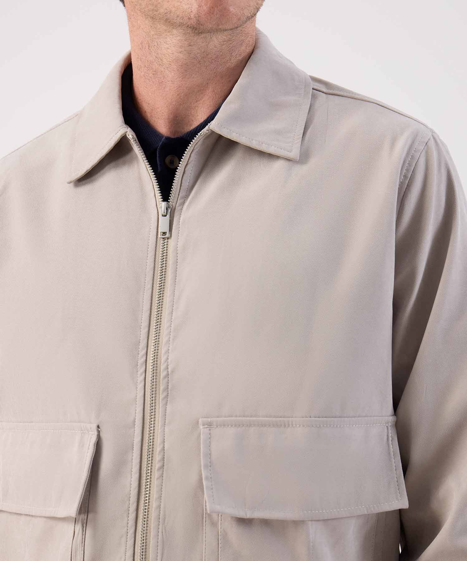 Chaqueta Ligera de Hombre Estilo Harrington
