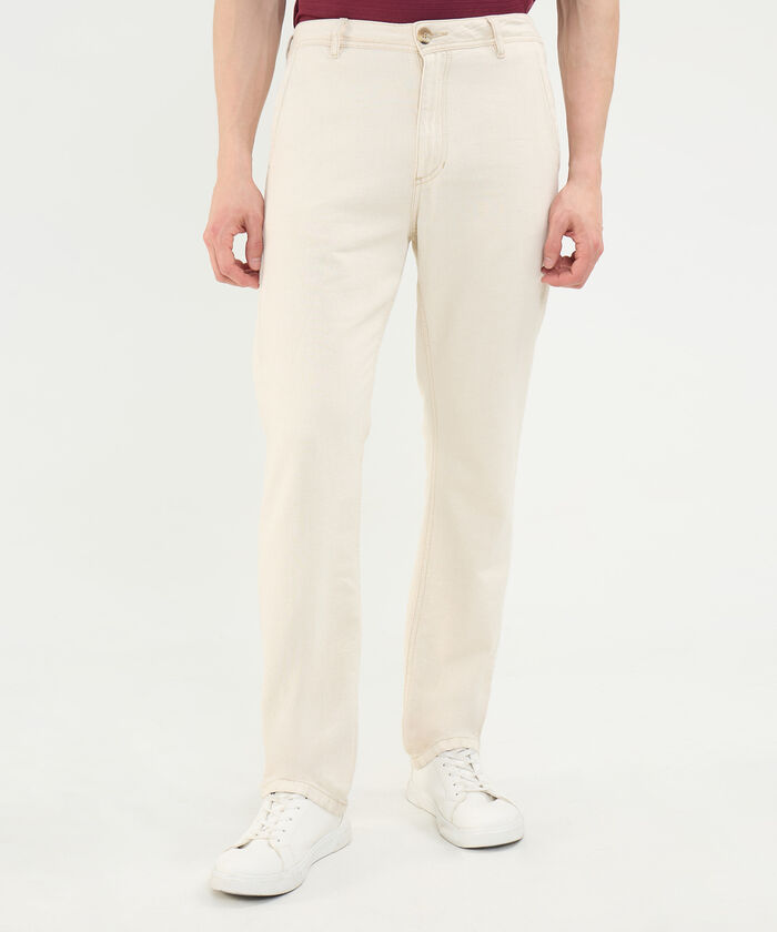 Pantalón Chino en Efecto Lino
