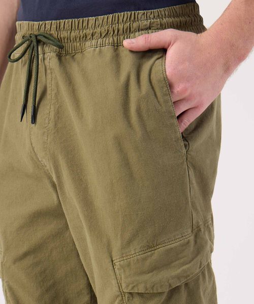 Jogger unicolor con cinta para ajustar  image number null