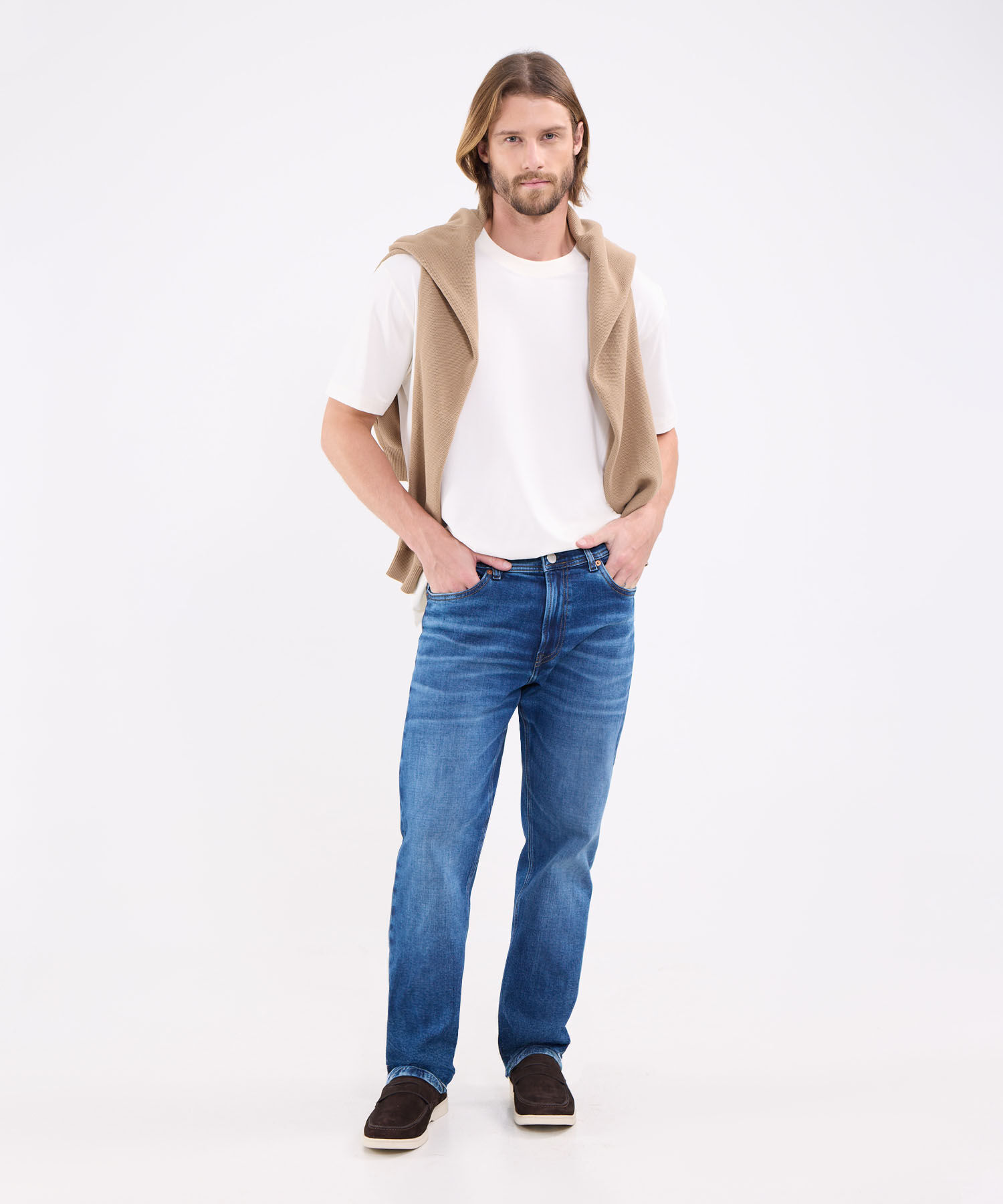 Jean Slim Para Hombre