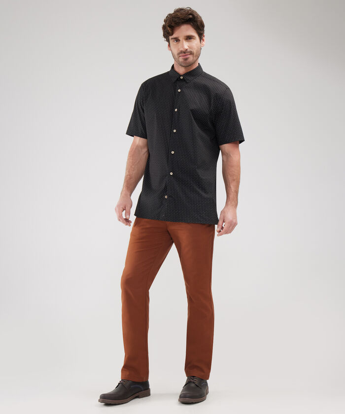 Pantalon Bolsillos Laterales Internos Y De Ribete Atras