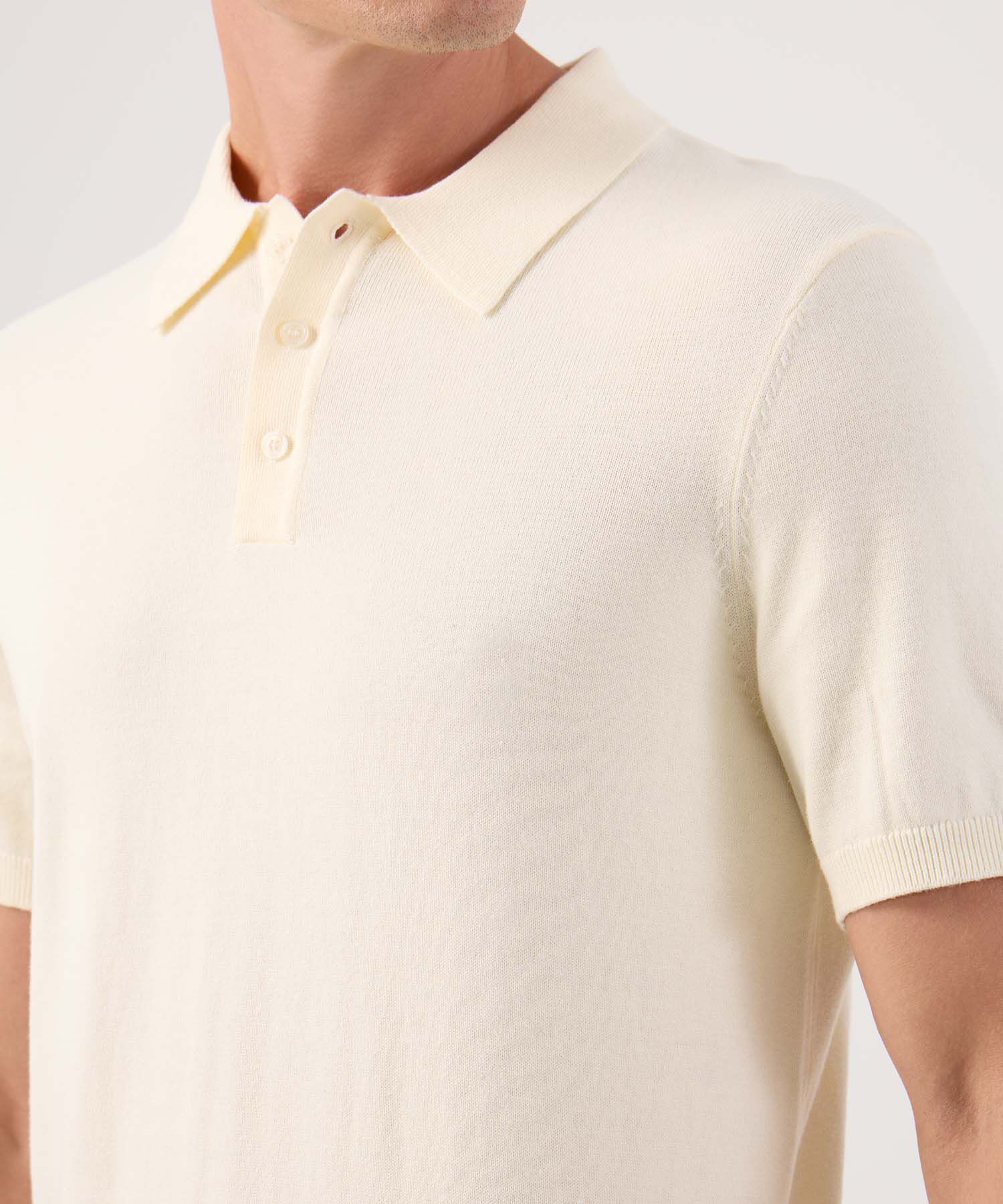 Polo Tejida Para Hombre