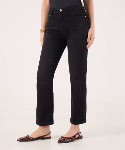 Jean Straight Con Desgaste  image number null