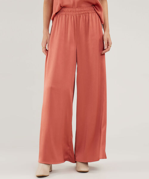 Pantalon Fluido Unicolor image number null