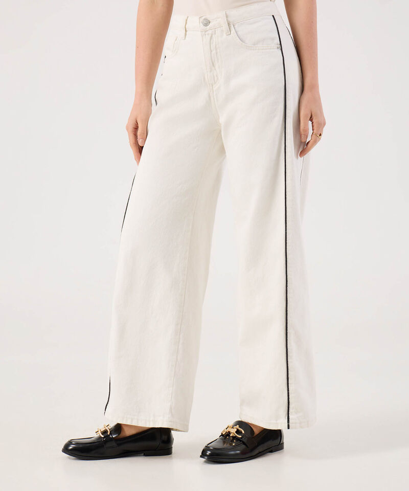 Jeans Wide Leg Tono Claro