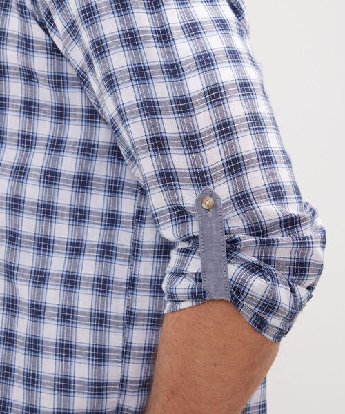 Camisa Manga Larga Cuello Mao Preteñido image number null