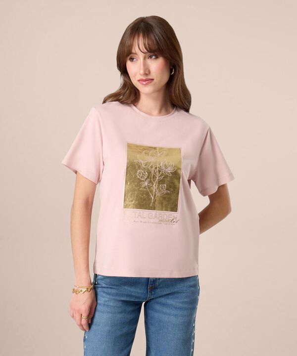Camiseta De Cuello Redondo Para Mujer image number null