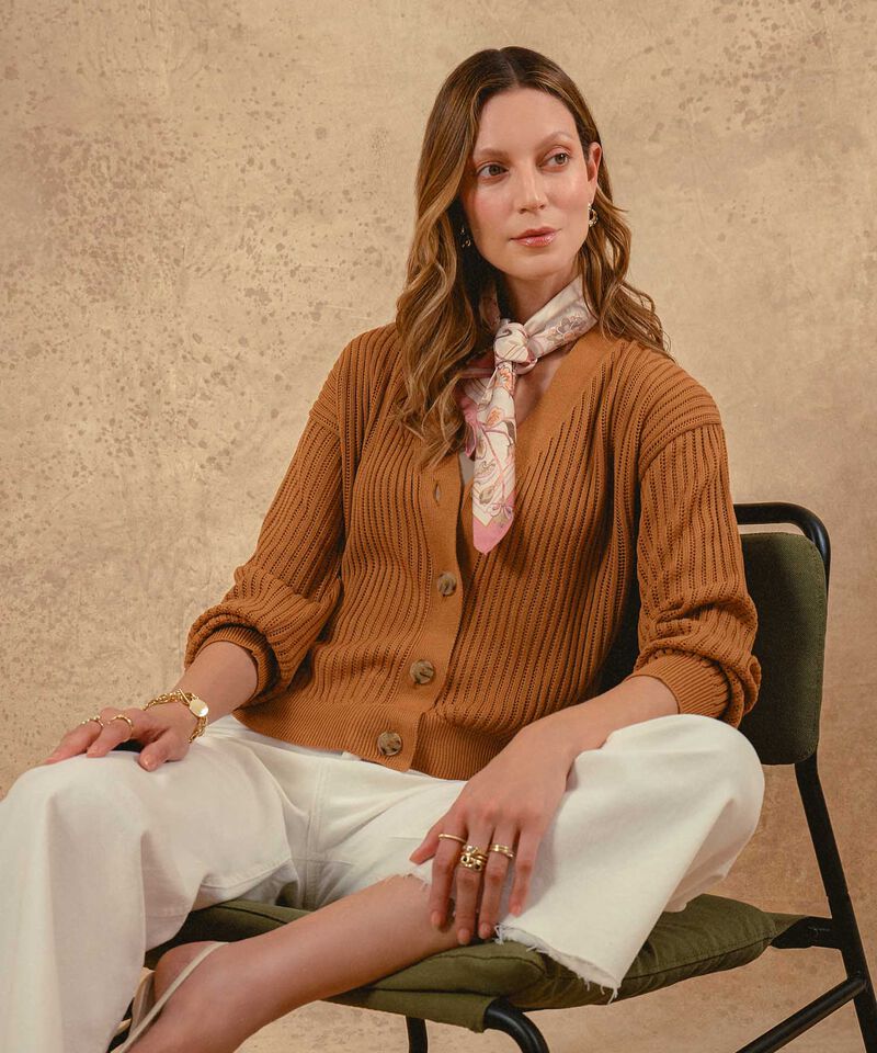 C&aacute;rdigan Tejido