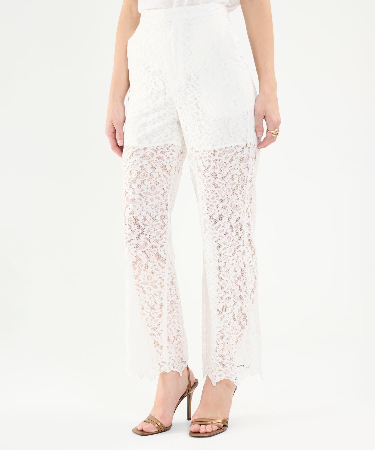 Pantalón en Encaje