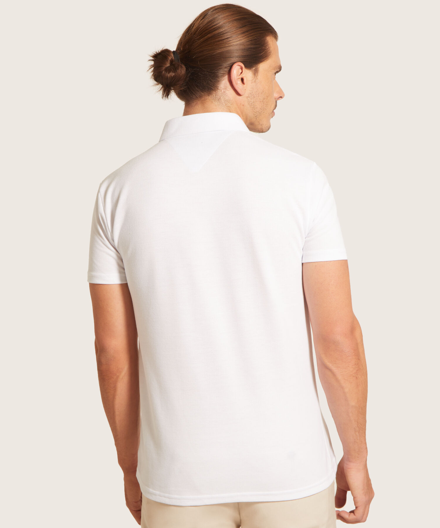 Polo Cuello Duro Con Bolsillo