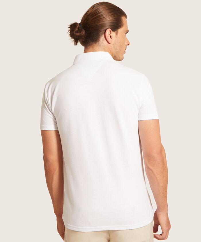 Polo Cuello Duro Con Bolsillo