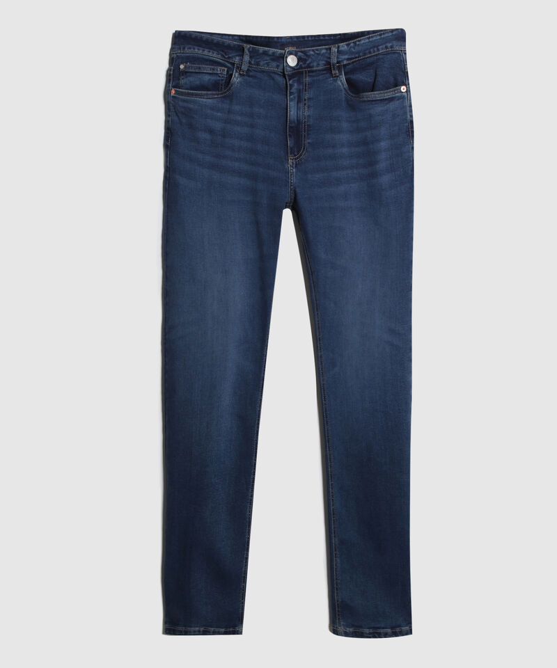 Jean Jean Masculino Slim Tono Azul Medio.