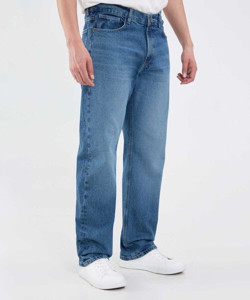 Jeans Relax Fit Tono Azul Medio image number null