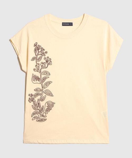 Camiseta Bordado Botánico image number null