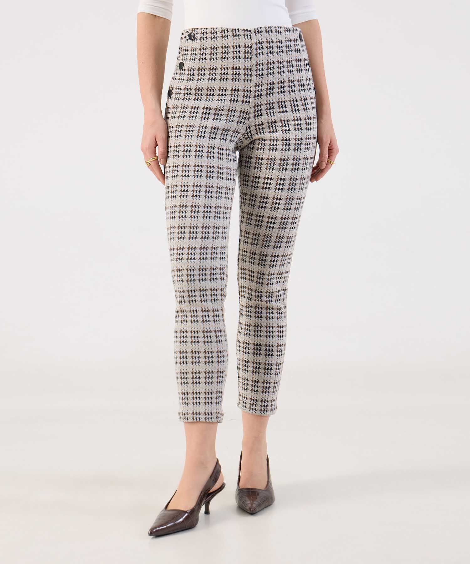 Leggings con Botones Laterales para Mujer