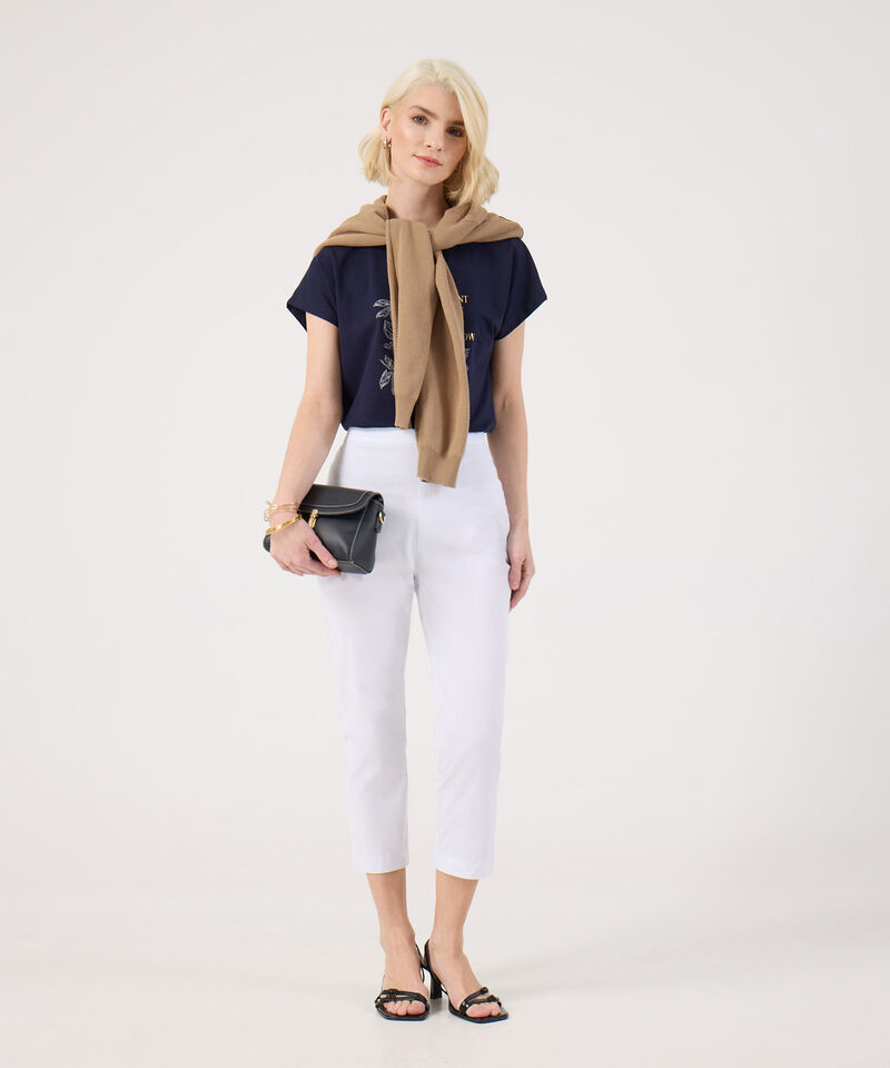 Pantalon Capri Unicolor