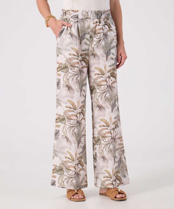 Pantalon Estampado Fluido  image number null