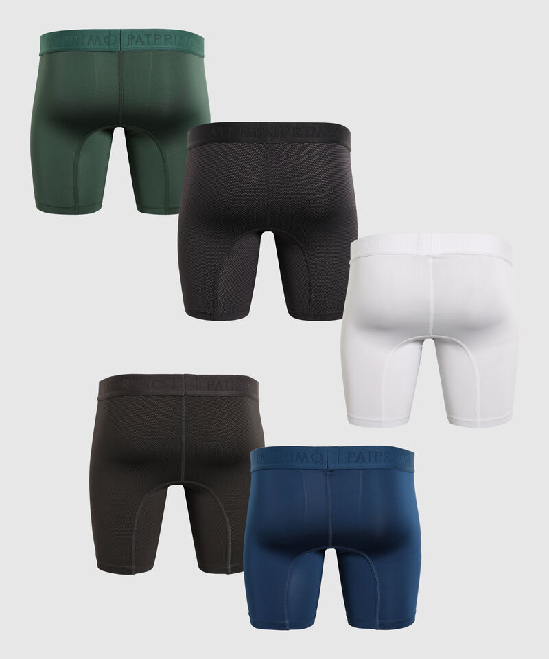 Pack X5 Boxer Medio En Microfibra