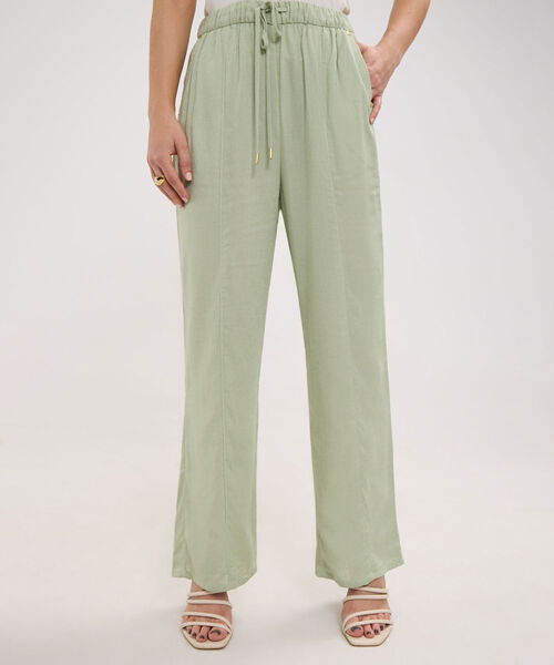 Pantalón en Efecto Lino image number null