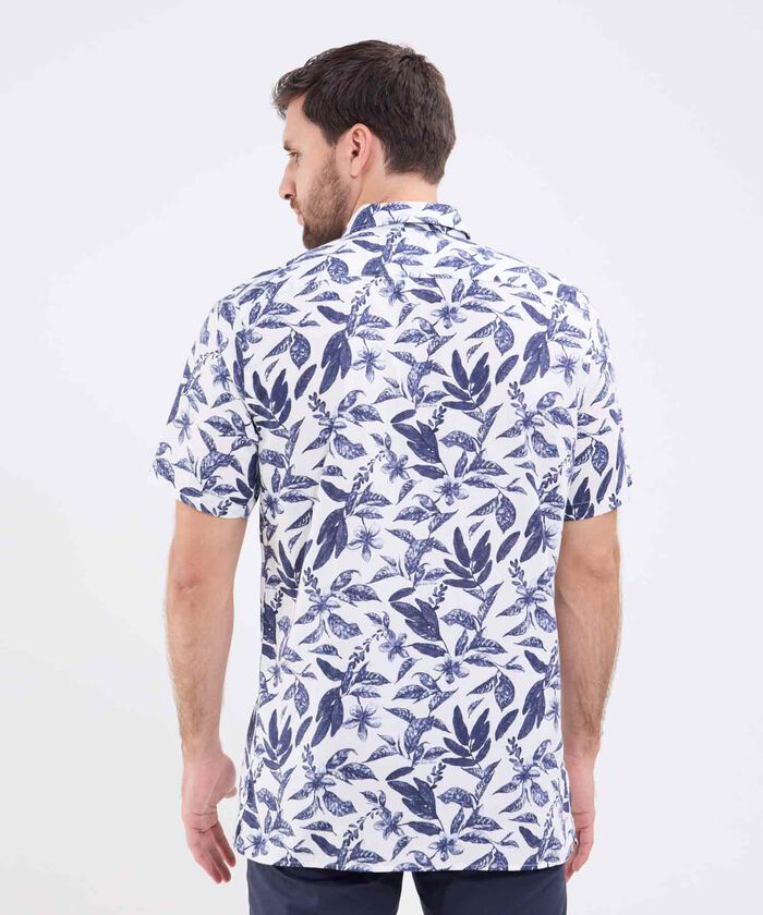 Camisa manga corta estampada para hombre