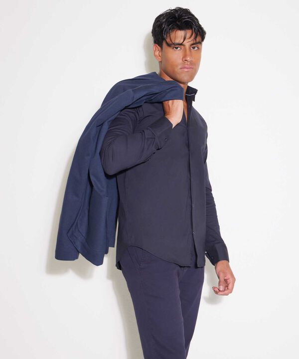 Camisa Corbatera Manga Larga image number null