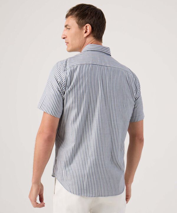 Camisa Manga Corta A Rayas