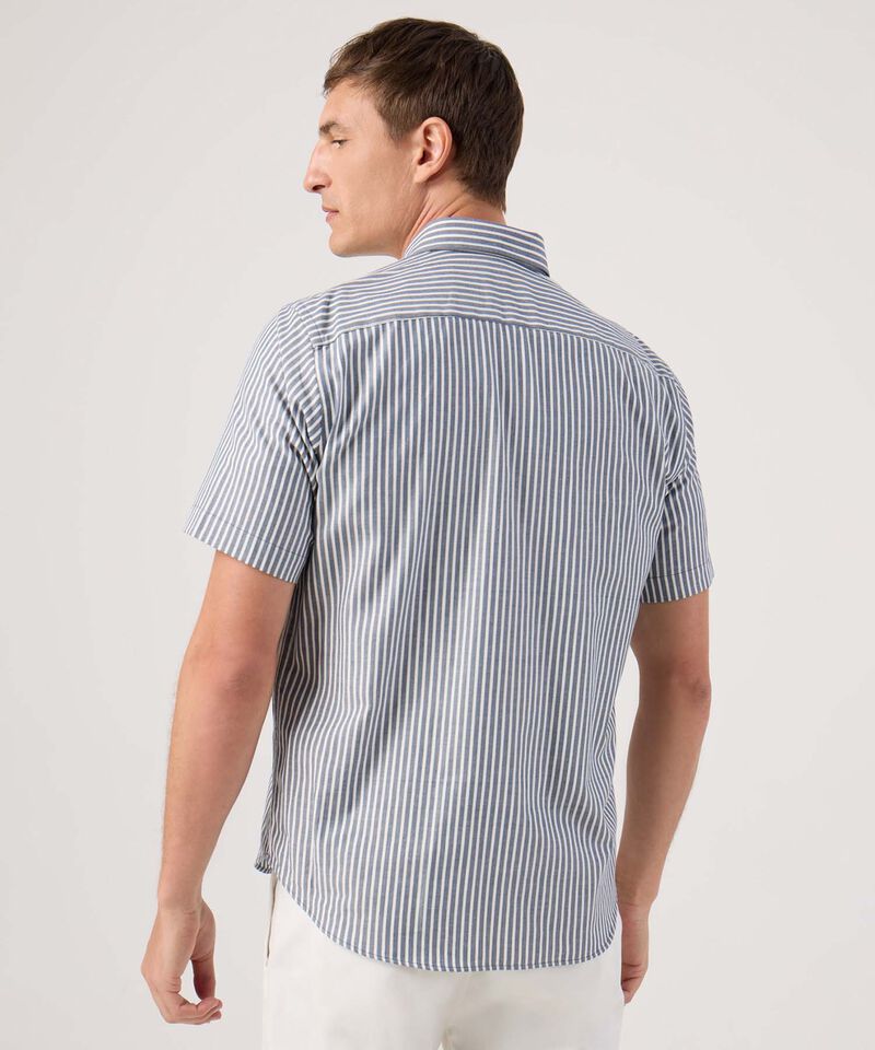 Camisa Manga Corta A Rayas