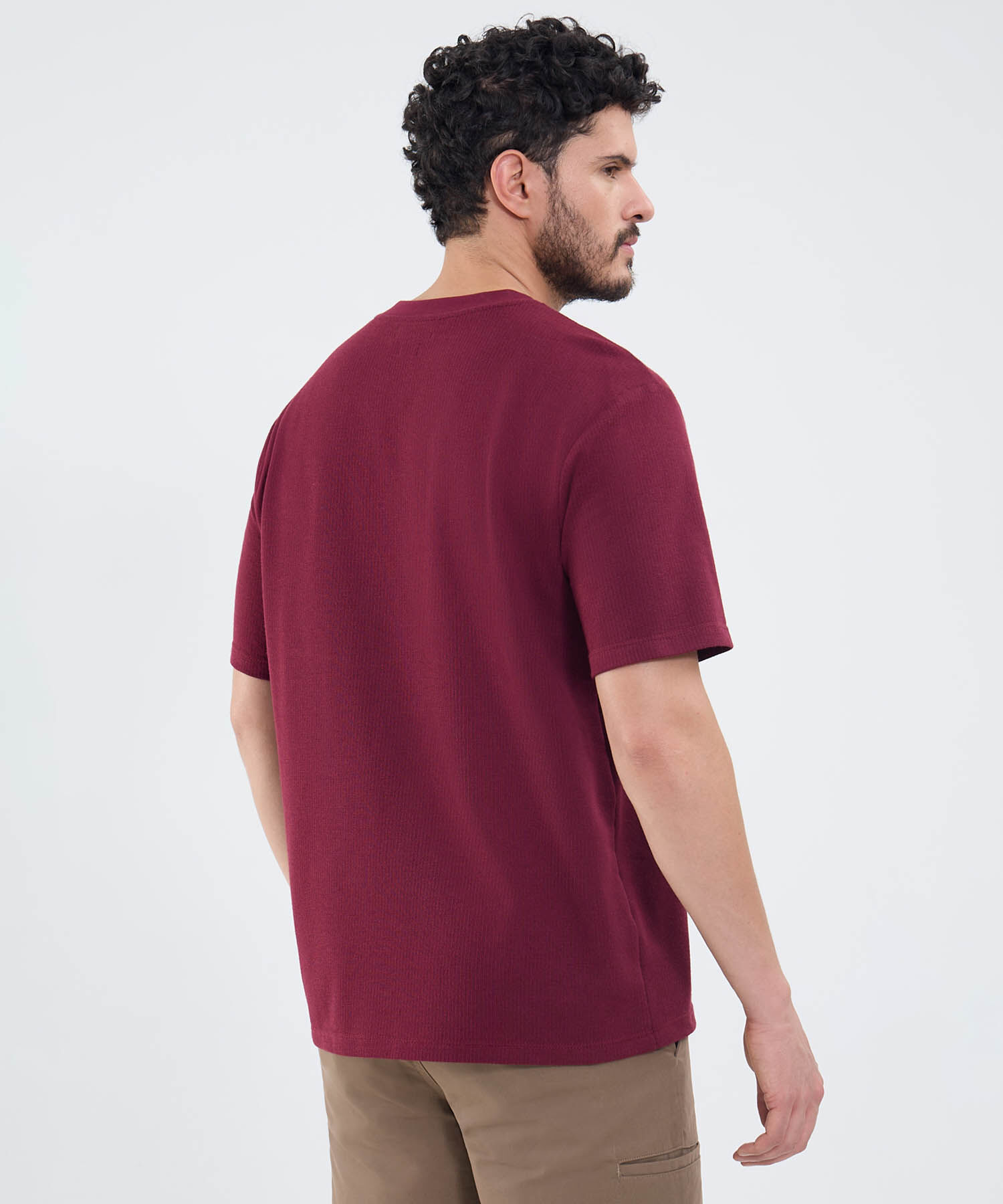 Camiseta Regular Para Hombre